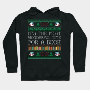 Books Reading Librarian Teacher Book Lovers Ugly Christmas Hoodie